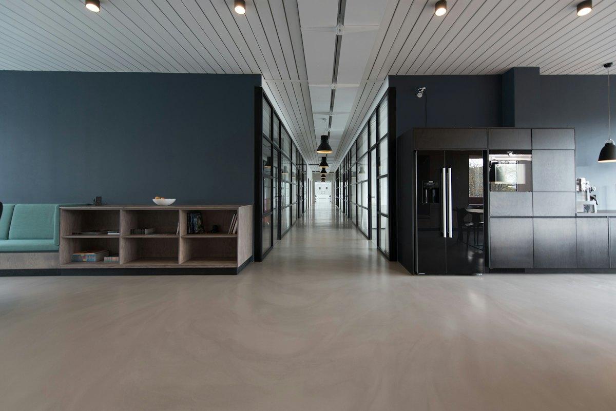 Open-plan commercial office fit-out